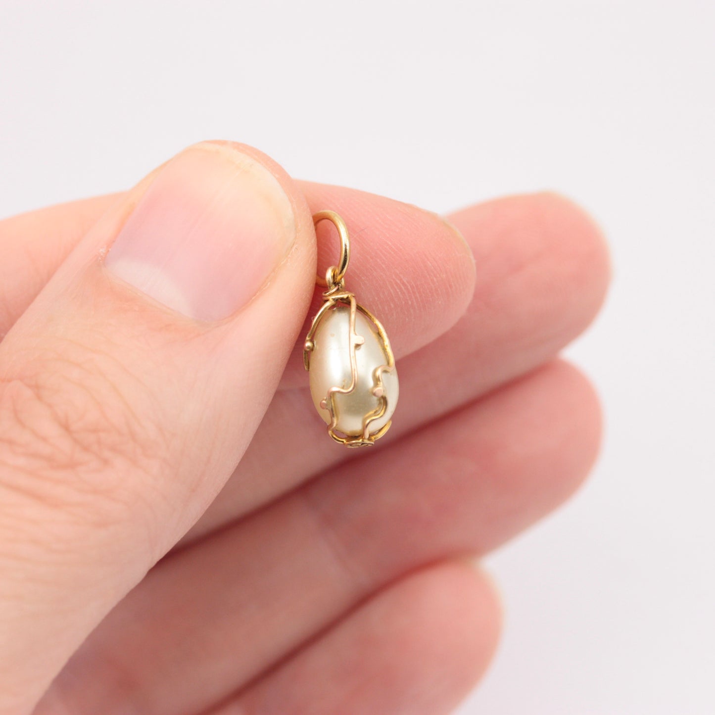 edwardian pearl pendant
