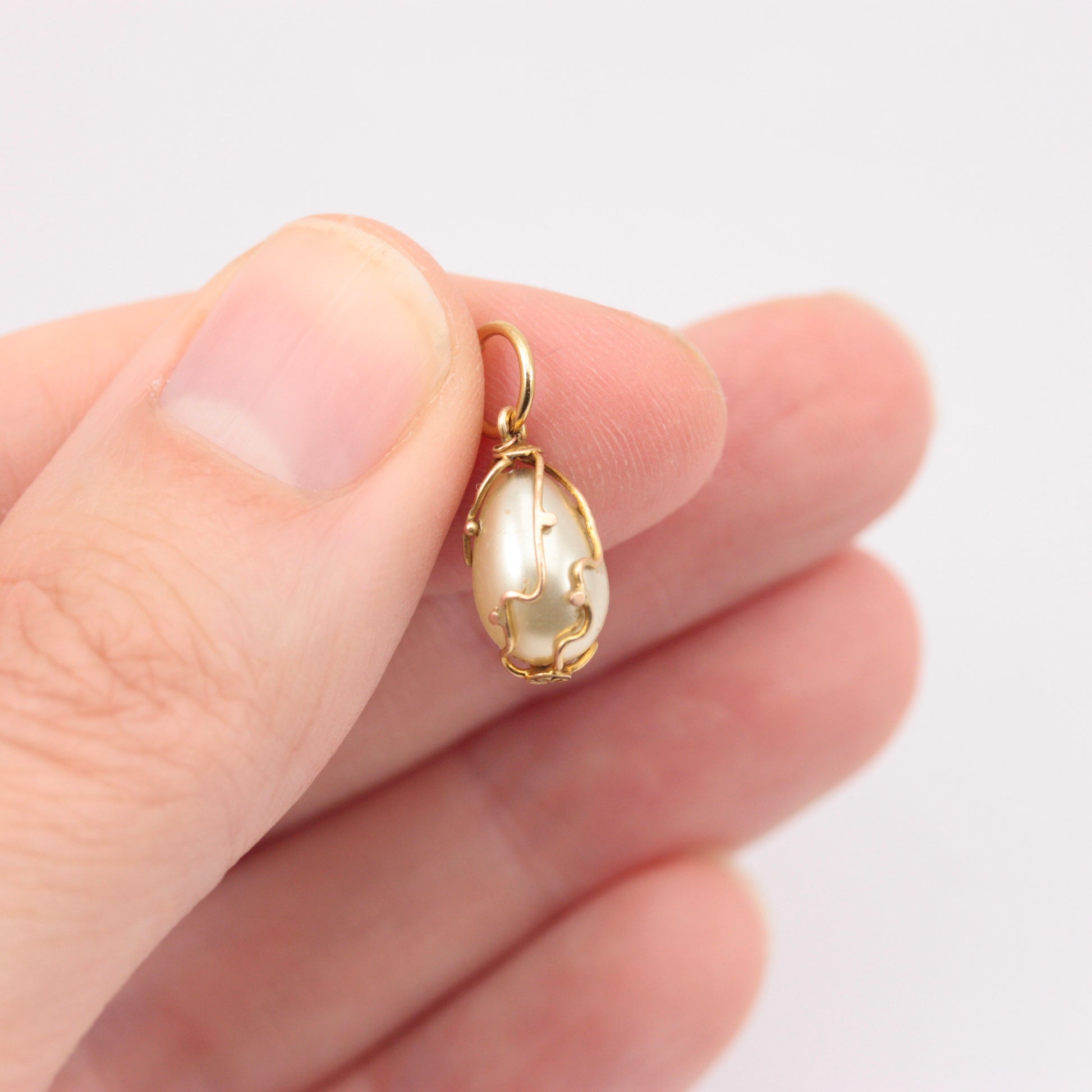 edwardian pearl pendant