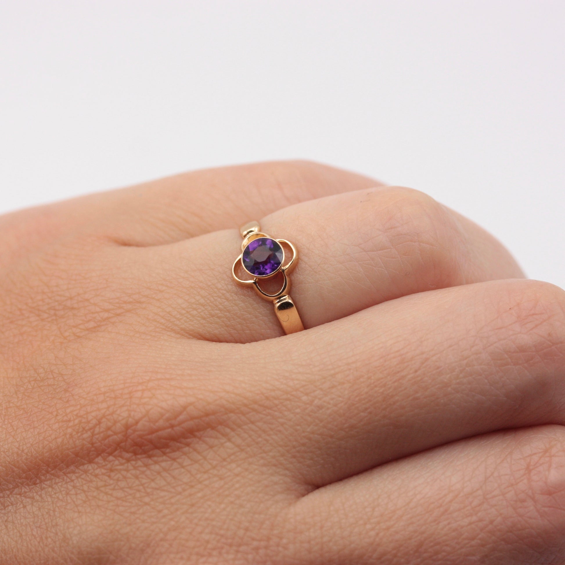 art deco 18ct gold ring