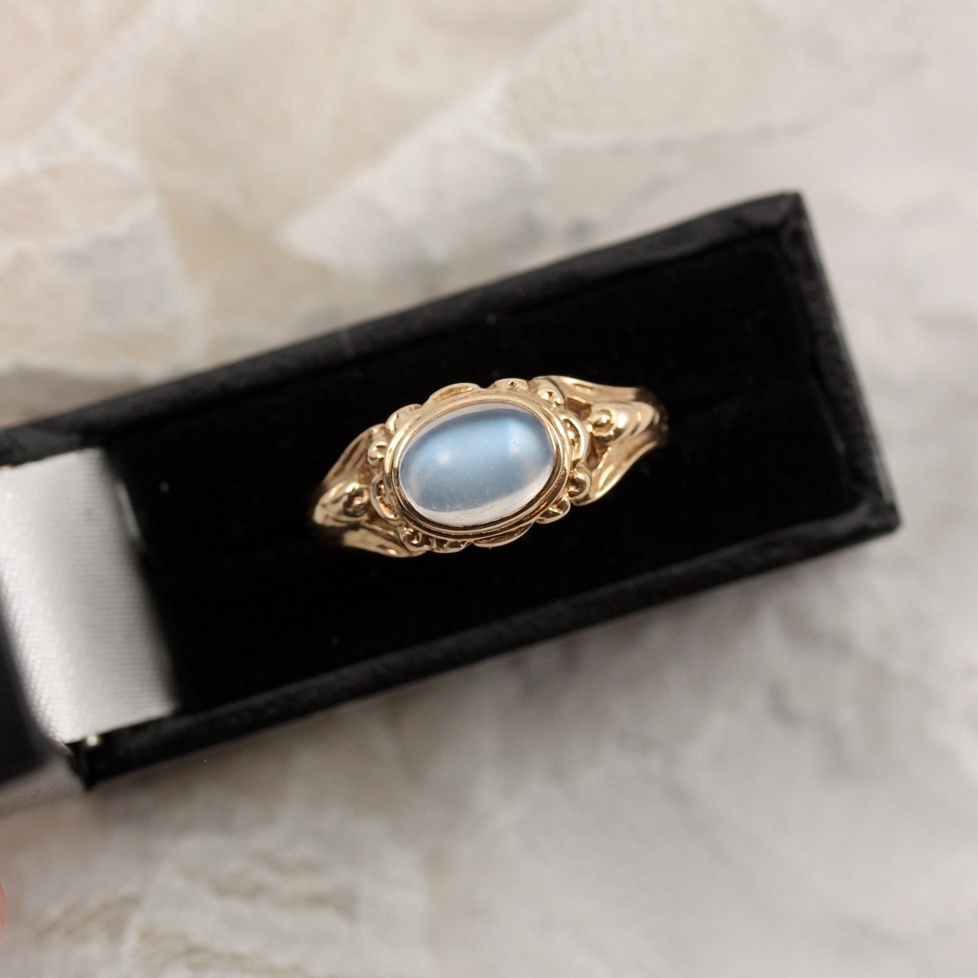 second hand moonstone ring