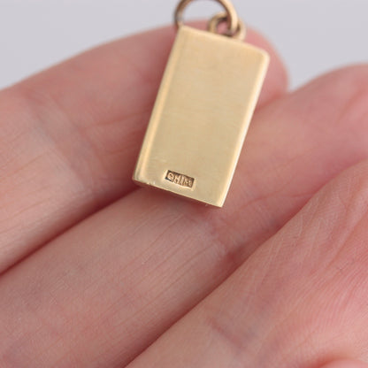 vintage chim ingot charm