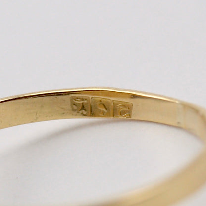 Vintage 18ct Egyptian Gold Scarab Beetle Ring, 1946 - 47.