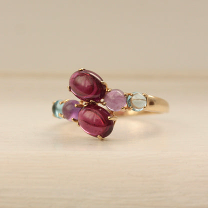 qvc 9ct gold garnet ring