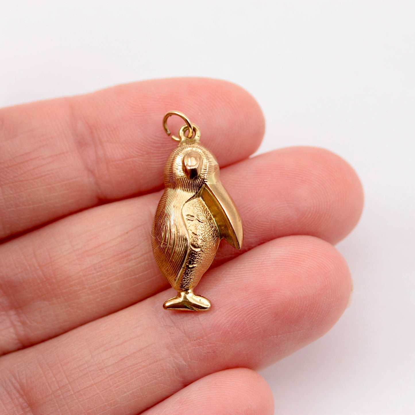 Vintage 9ct Gold Toucan Charm, 1969