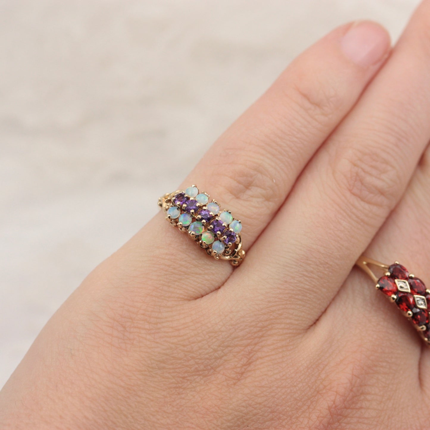 vintage opal ring