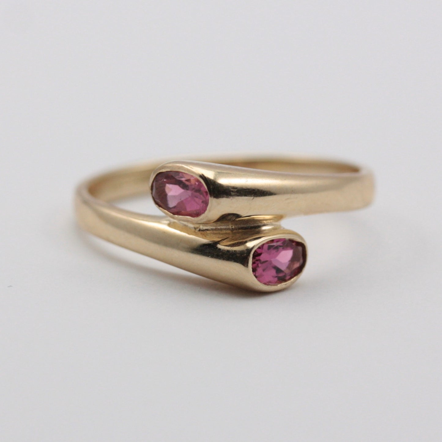 pre-owned gold tourmaline ring