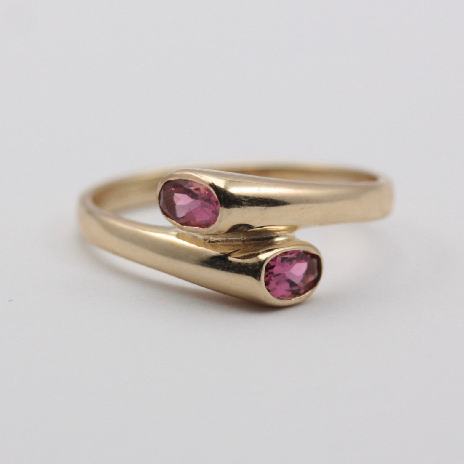 pre-owned gold tourmaline ring