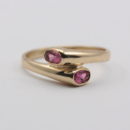pre-owned gold tourmaline ring