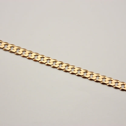 flat curb chain bracelet 