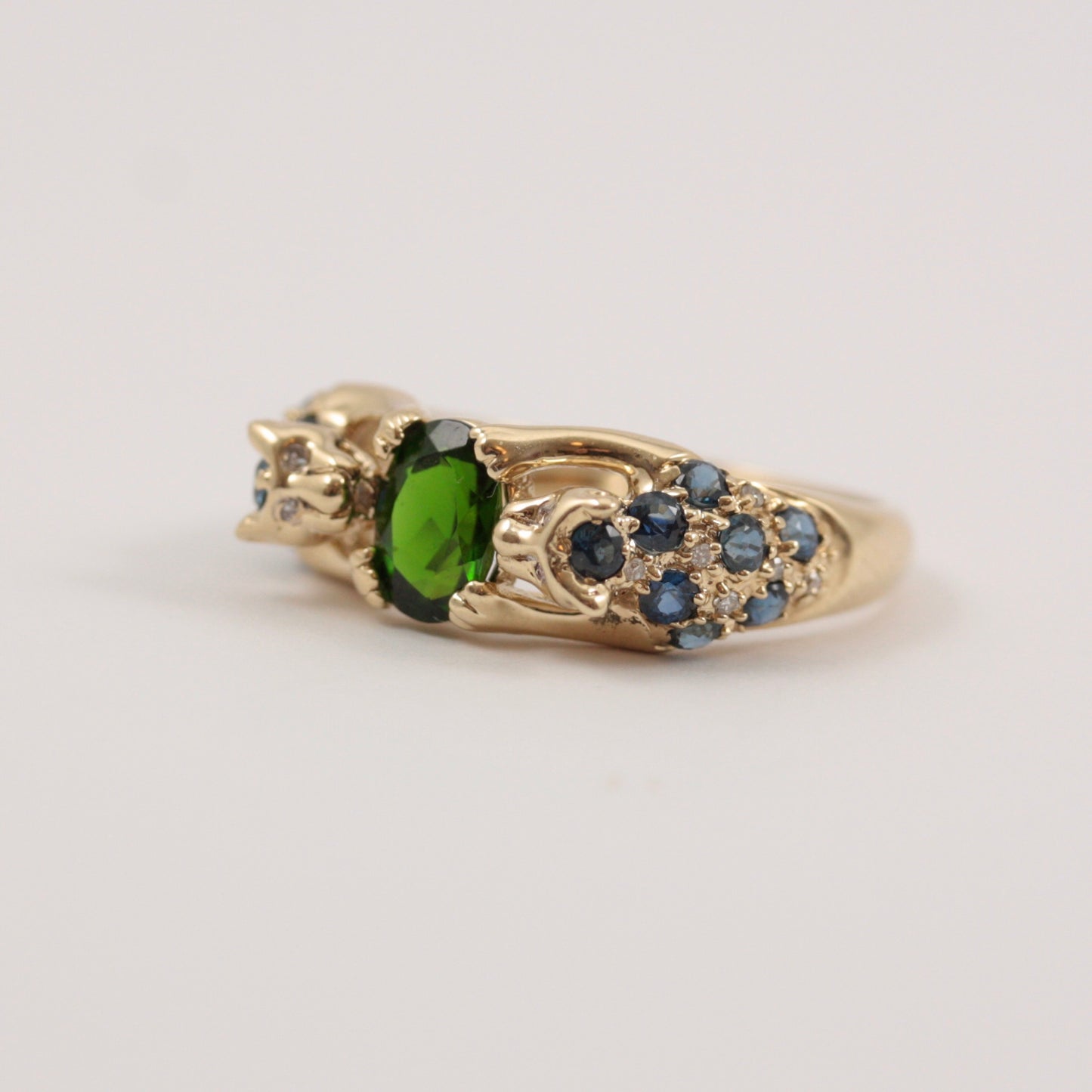 panther gemstone ring