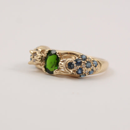 panther gemstone ring