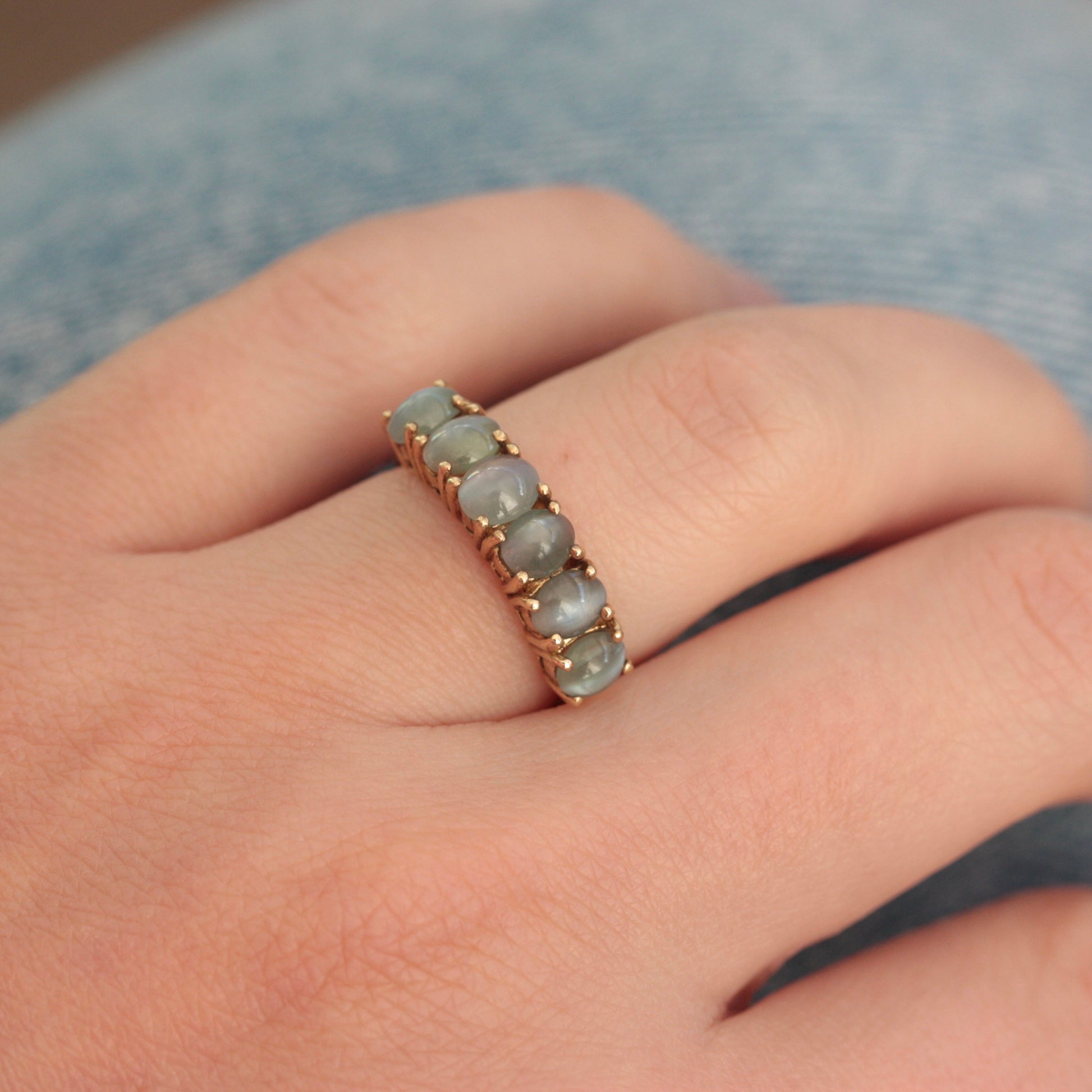 cats eye chrysoberyl ring