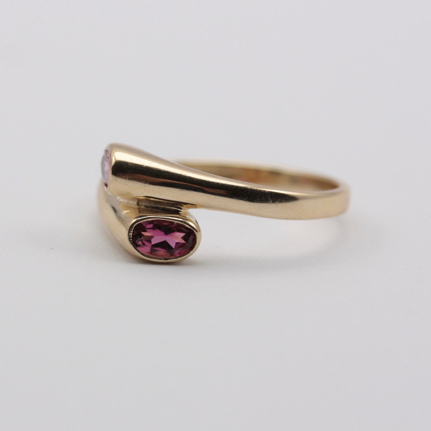 second and gold tourmaline ring
