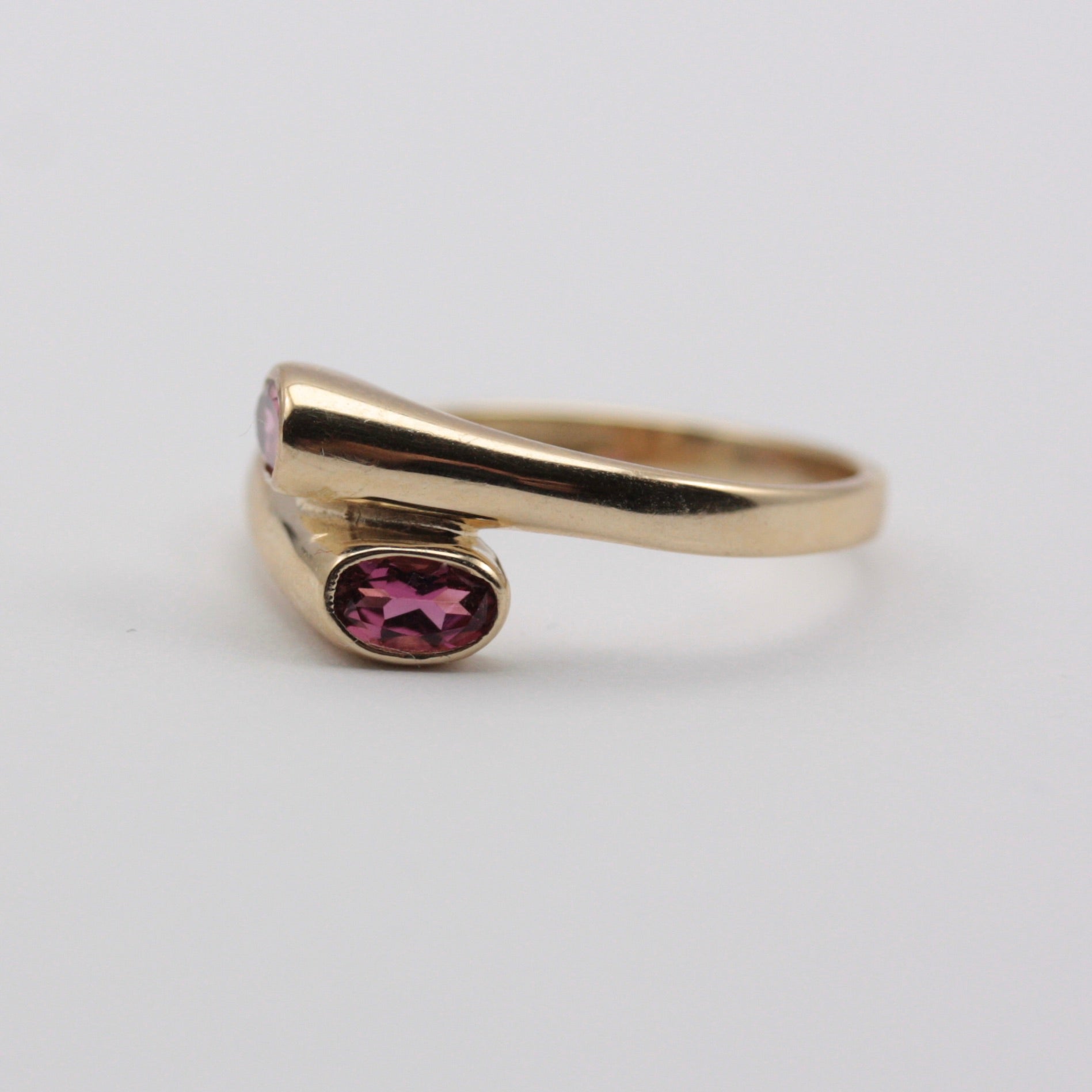 second and gold tourmaline ring
