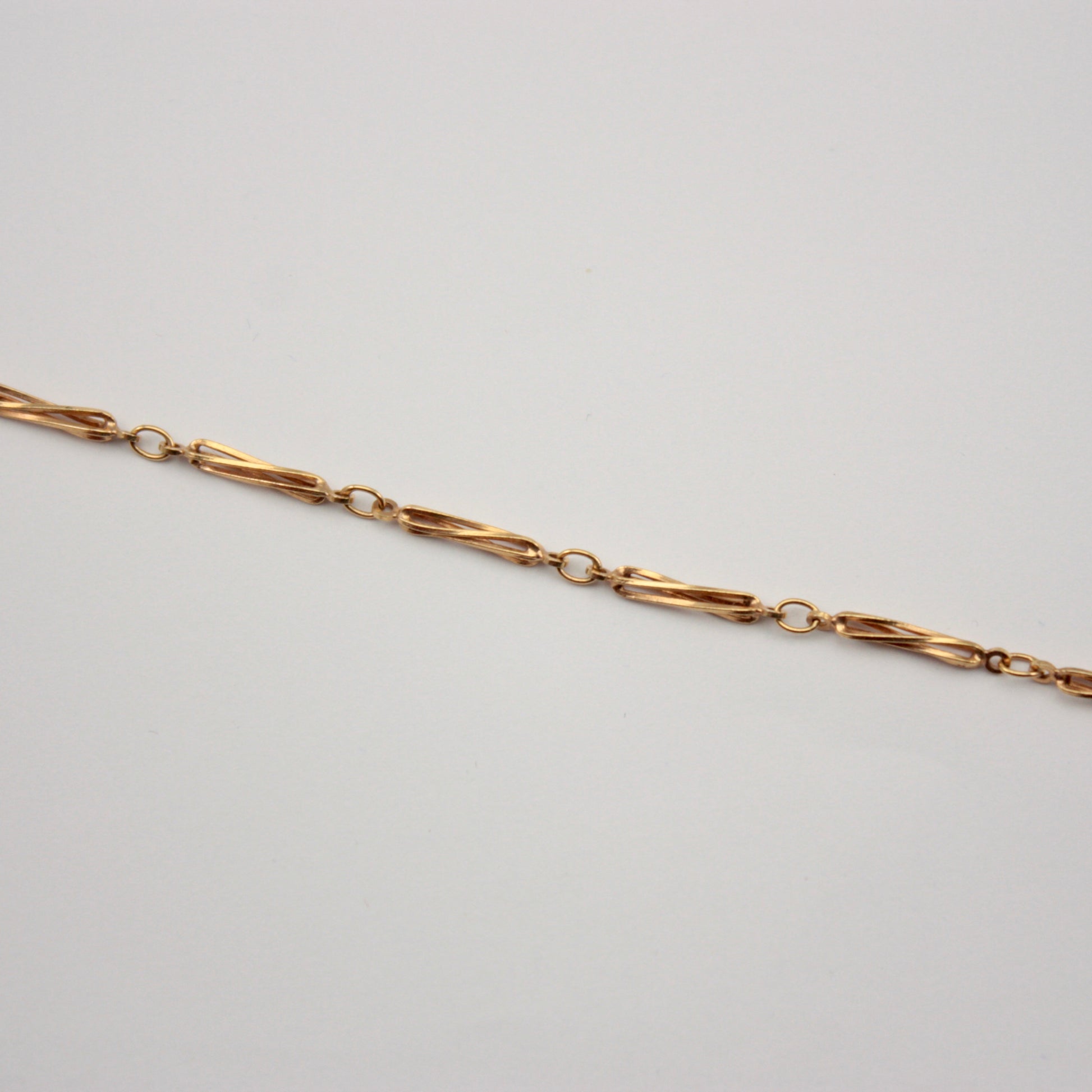 second hand 9ct gold twist bracelet
