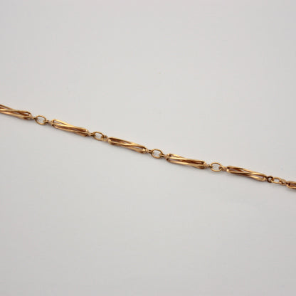 second hand 9ct gold twist bracelet