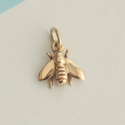 vintage 1990s 9ct gold bumble bee charm