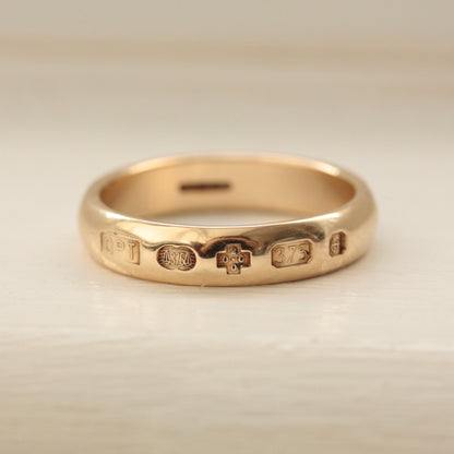 vintage 9ct gold millenium hallmark ring