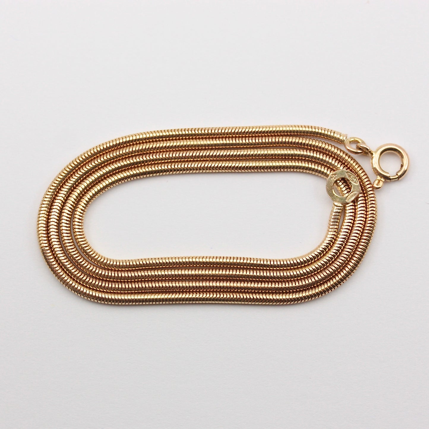 Vintage 9ct Gold Necklace by Balestra