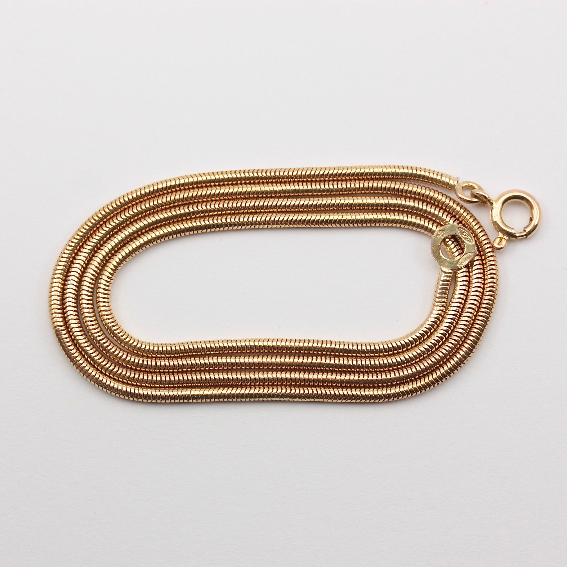 Vintage 9ct Gold Necklace by Balestra