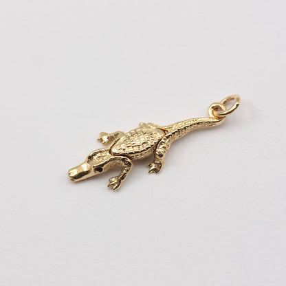 articulated crocodile charm