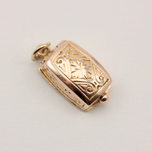 1950s opening engagement ring box charm