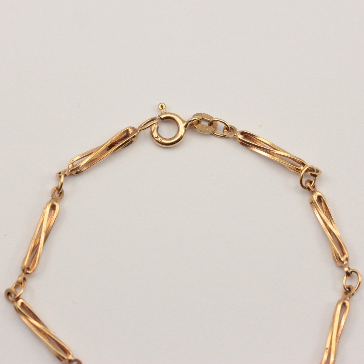 1980s 9ct gold bracelet 