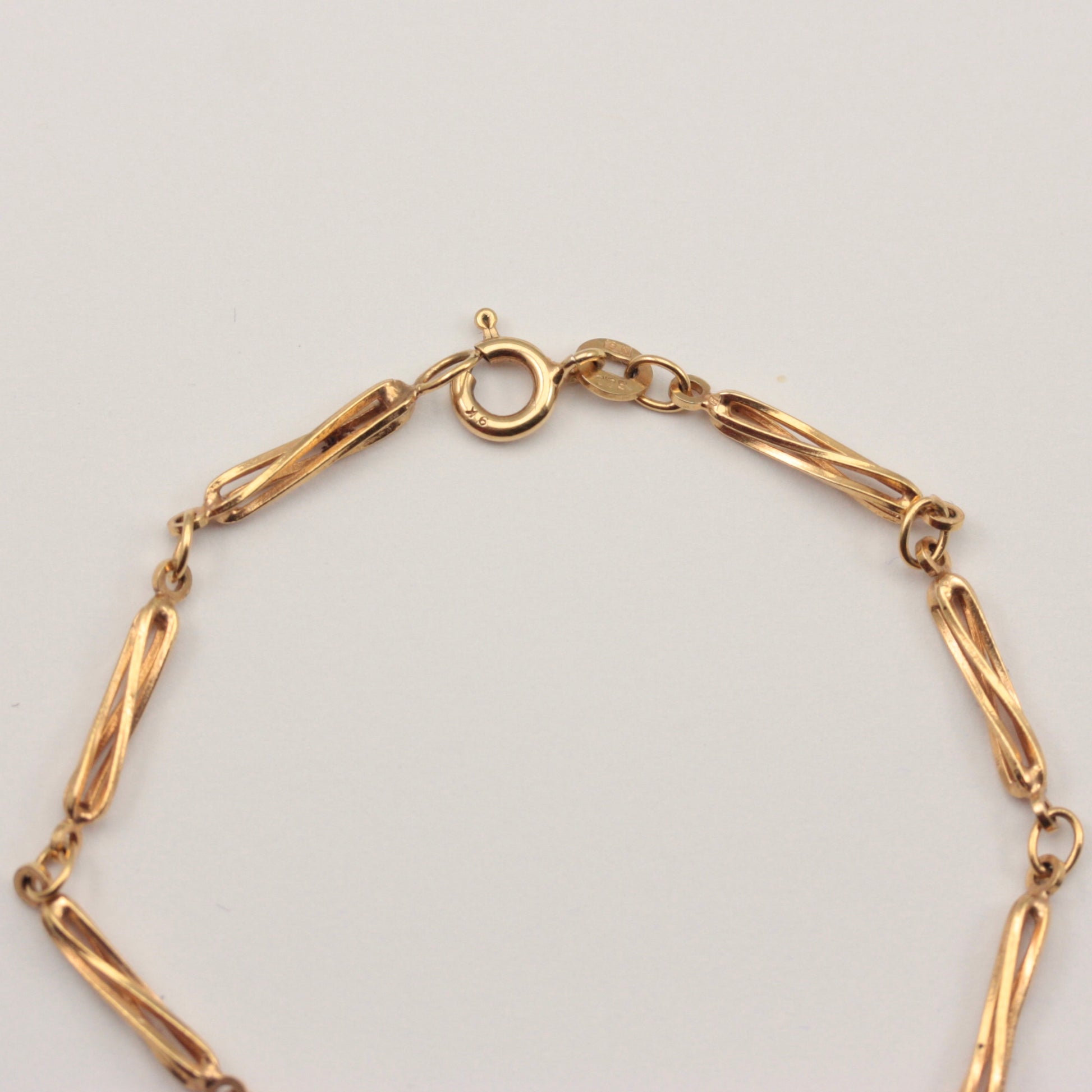 1980s 9ct gold bracelet 