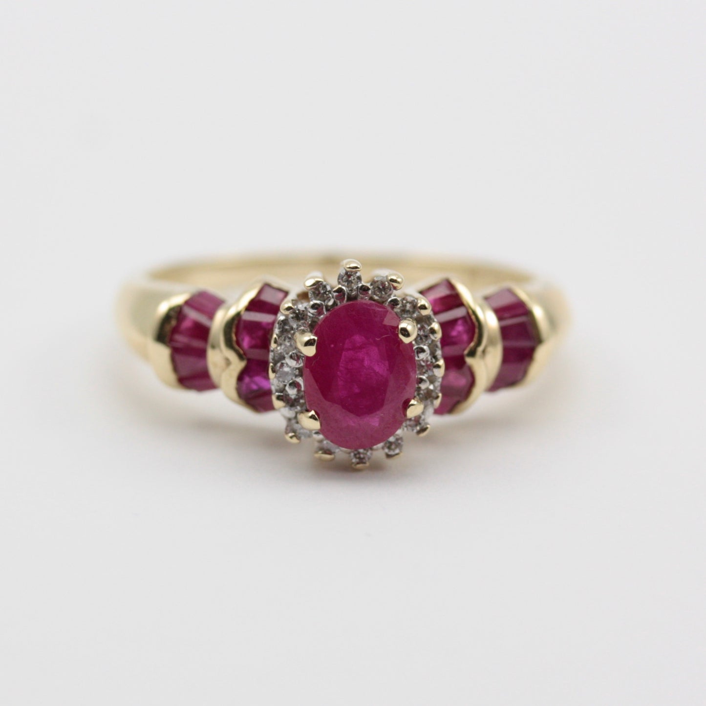 qvc diamond ruby ring