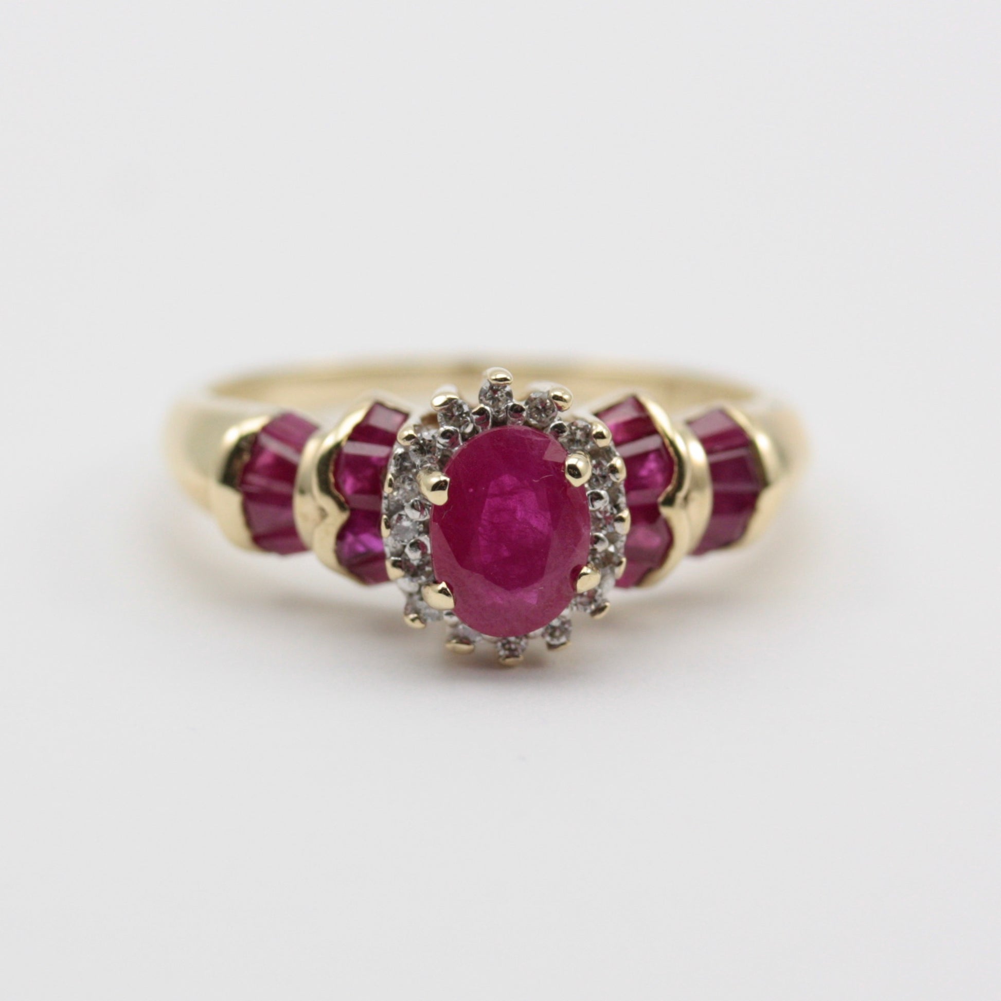 qvc diamond ruby ring