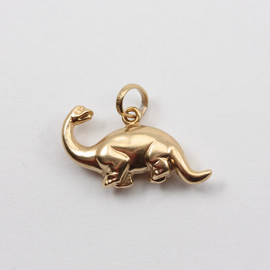 Vintage 9ct Gold Dinosaur Charm, 1994