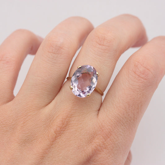 vintage rose de france cocktail ring