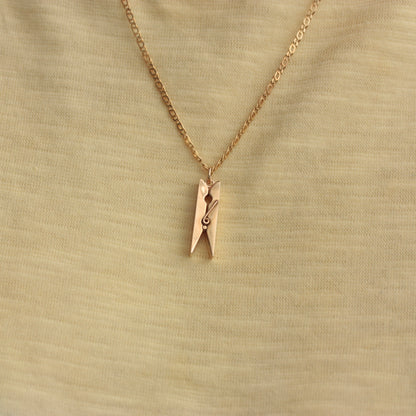 Vintage 9ct Gold Clothes Peg Charm